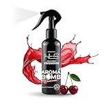 Aroma Bomb Air Freshener Spray 200ML - All - Purpose Odor Remover For Car Interior, Home, And Fabrics | Powerful, Lasting Fresh Scent. (Black Cherry)