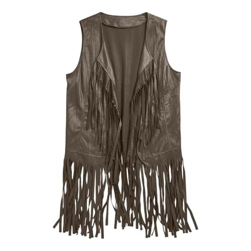 Chaleco ajustado de mujer con flecos: moda casual de primavera y verano 3