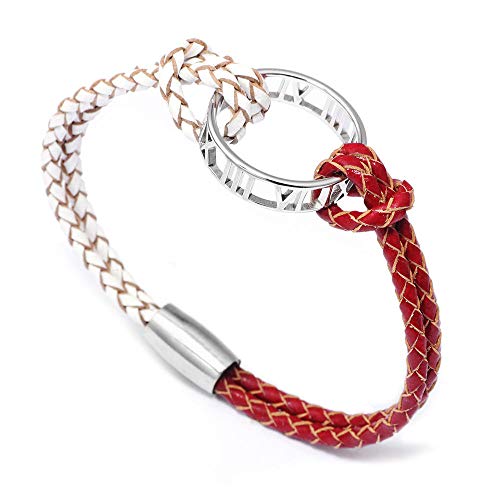 Bracelet en cuir pour couple unisexe, le bijou idéal contre la monotonie
