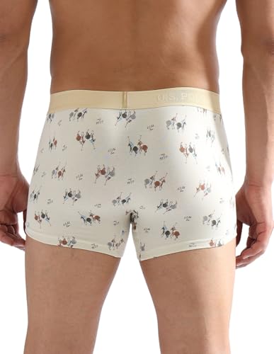 Image of U.S. Polo ASSN. Men PT005 Cotton Modal Printed Premium Underwear Trunks -Pack of 1