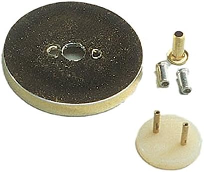 Cir-Kit Concepts Dollhouse Miniature Chandelier Adapter, 27/32" Ceiling Plates #CK804-3