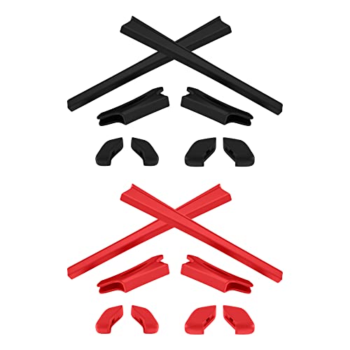 Image of 2 Pair Rubber Kits Earsocks and Nosepieces for Oakley Flak Jacket /Flak Jacket XLJ Sunglass