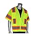 ANSI Type R Class 3 Two-Tone Surveyor Eleven Pocket Vest 303-0500-LY/S, (50)