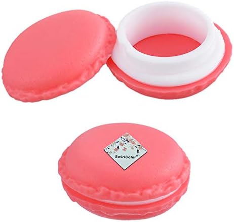 SwirlColor Mini Macaroon Storage Boxes Multiuse Macaroon Container Cute Storage Box Organizer for Jewelry Pill Storage 6 Pcs - Random Color