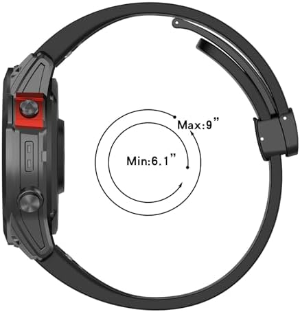 Cinturino Magnetico QuickFit Per Garmin Fenix 8 - 20mm, 22mm, 26mm, Morbido E Traspirante - Foto 7