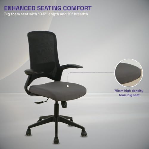 Wakefit Store Wakefit Maven Ergonomic Office Chair Black - Image 6