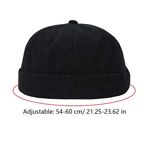 Unisex Rolled Cuff Docker Cap Hats Brimless Beanie Sailor Cap Worker Hat For Women Men (Style D-Purple, One Size) #TOP1