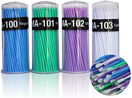 Micro Applicator Brushes Disposable Micro Brushes Swab Applicators for Dental/Oral/Makeup 400pcs