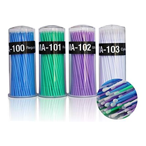 Micro Applicator Brushes Disposable Micro Brushes Swab Applicators for Dental/Oral/Makeup 400pcs Cover
