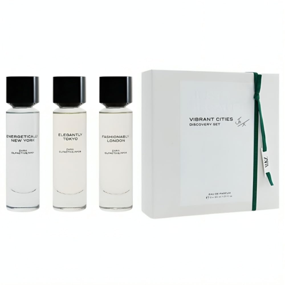 Amazon.com: Zara Vibrant Cities and Emotions Discovery Set Perfume