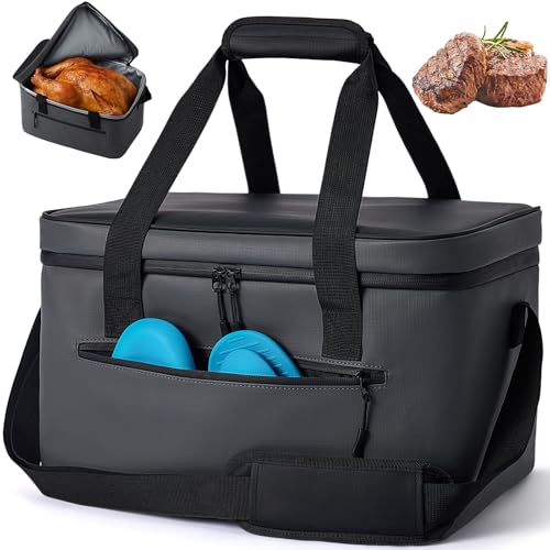 Bolsa aislante para reposar carne, gris miniatura 1