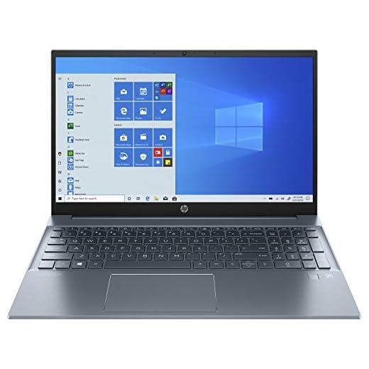 HP Pavilion 15-eh1000sf PC Portable 15.6" FHD IPS Bleu brume (AMD Ryzen 5, RAM 16 Go, SSD 512 Go, AZERTY, Windows 10)