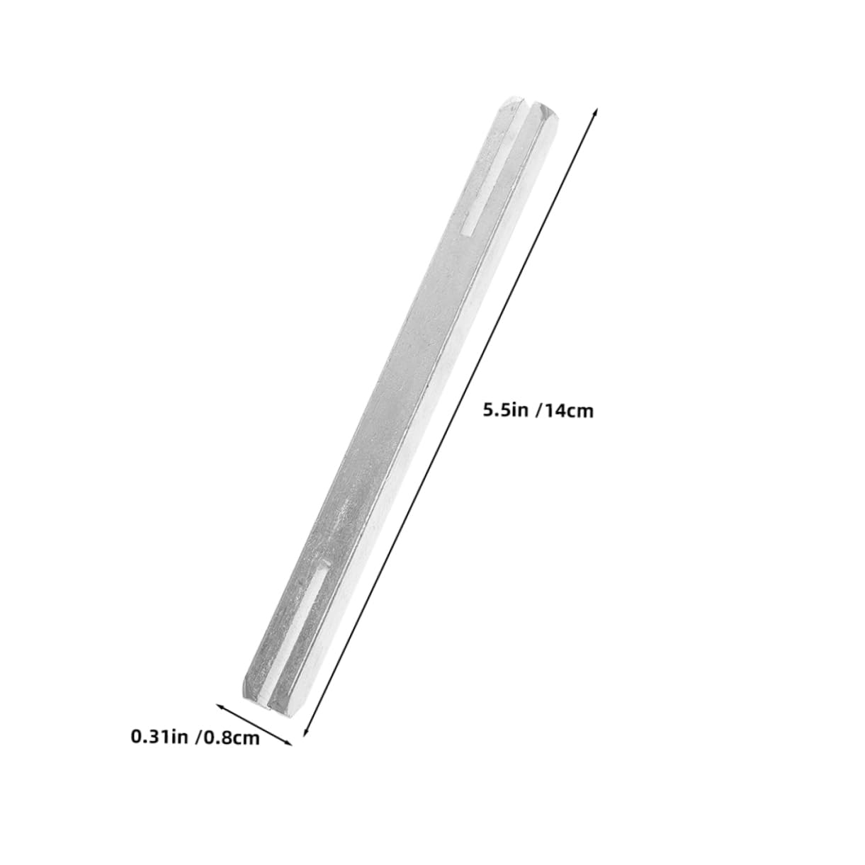 Tofficu Alternative Door Handle Spindle 2pcs Door Handle Shaft 8x8x140mm Easy to Install