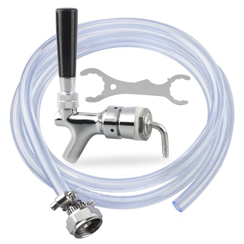 Beer Faucet Beer Line Clamp - PERA Brand Including Draft Beer Faucet, ID 3/16
