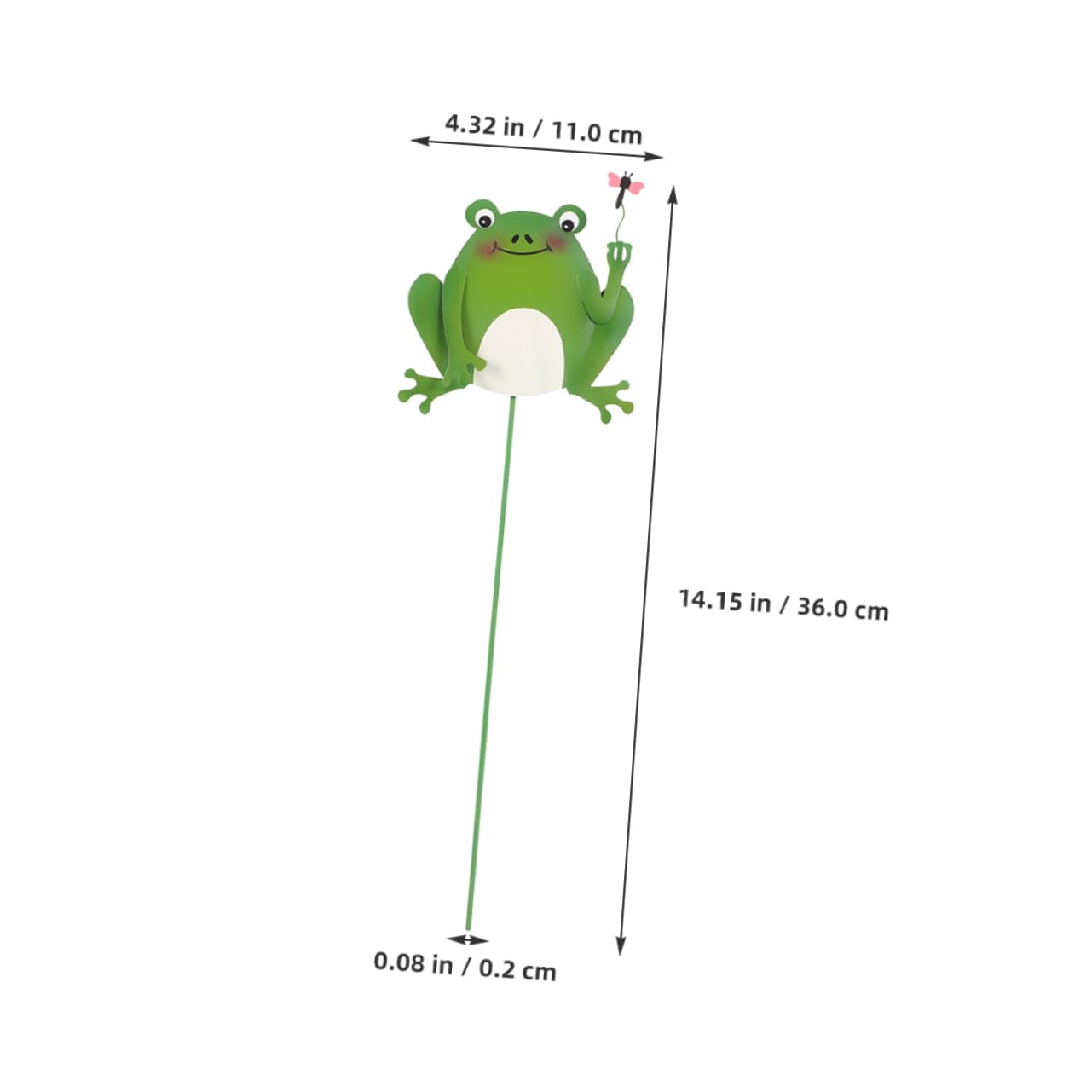 Supvox 15stücke Teiliges Gartenstecker Mit Dekorativen Fröschen Iron Flowerpot Stakes Für Garten Und Terrassendekoration Geschenkidee Für Gartenliebhaber