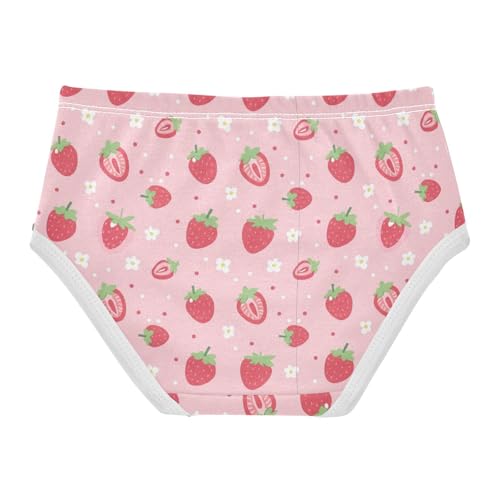 Joisal Animals Girls Underwear Toddler 2t Cotton Girl Panties Cute Cute Pink Strawberries Floral Kids Briefs Undies2