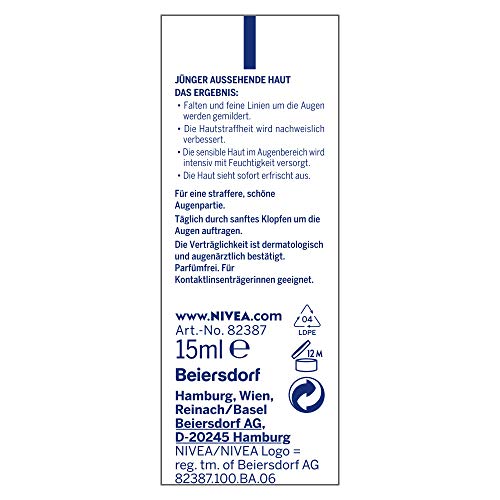 Nivea Cellular Filler + Firming Anti-Age Moisturising Eye Cream With Hyaluronic Acid 15Ml #TOP1