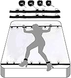 Bed Restraint Kit for Couples Under King Bed Bondaged Kit Tie Down Straps Sex Handcuffs for Women Submissive Bondaged Restraints Sex Set for Bed Sexy Straps for Couples Bed Hand and Legs Sweatshirt