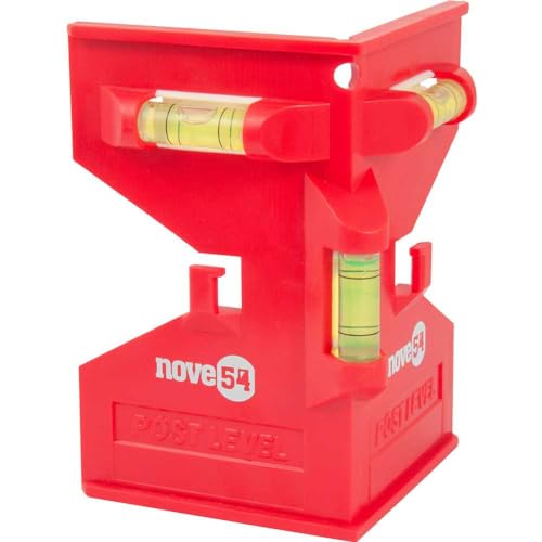 Nove54, Nível Plástico Para Canto Base Magnética.