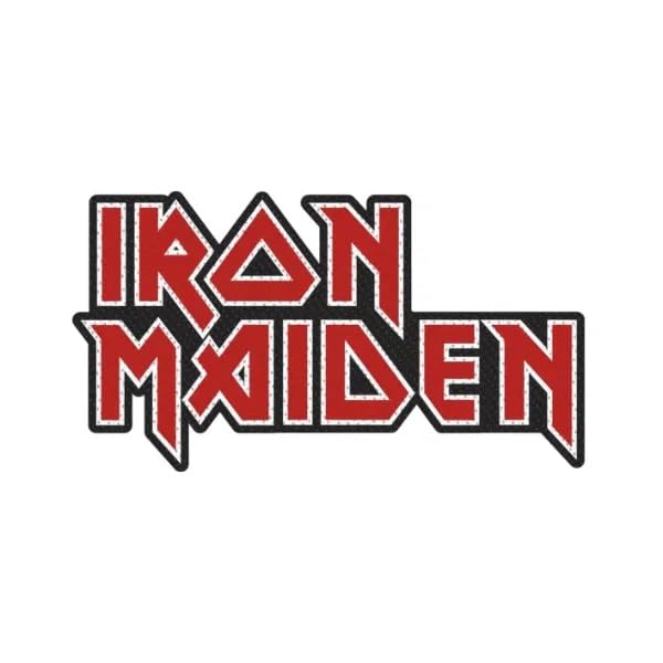 Halle15Clothes Écusson thermocollant pour votre veste – Iron Maiden – Logo Cut-Out Patch – Écusson Halle15Clothes