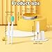 HAIOLORPRO 4PCS Turmeric Lip Scrub and Turmeric Lip Balm with Brush Set, Natural Lip Scrubber Exfoliator for Dry, Dull, Chapped, Dark lips, Reduces Fine Lines, Deeply Hydrates and Moisturizes