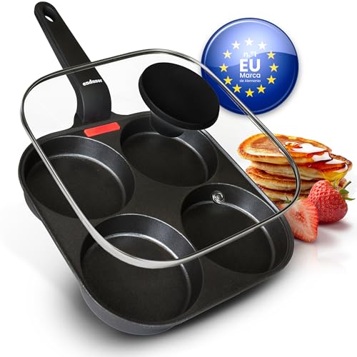 Endusor Sartén para Huevos y Tortitas 21 cm con Tapa
