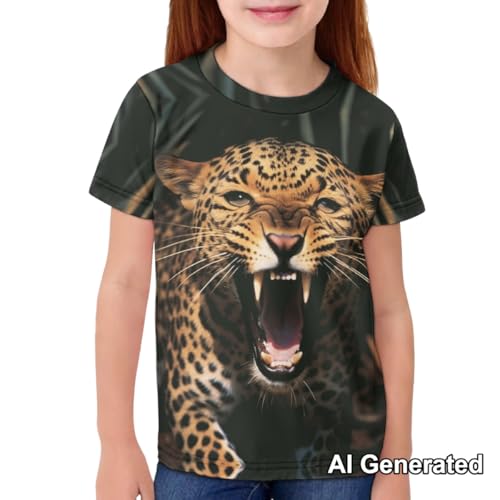 Image of Xhuibop Kids T Shirts for Boys Size 3-16 Girls Short Sleeve Sportswear Active Tops
