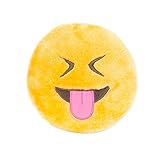 ZippyPaws Squeakie Emojiz Squeaky Plush Dog Toy (Tongue Out)