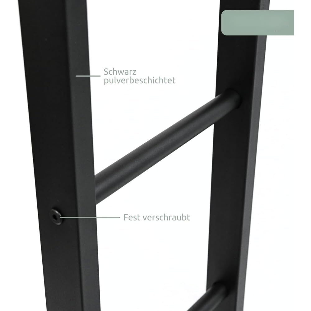 DELUKE Kaminholzregal innen Metall KEOP | Schwarz | 40x25x100cm | Brennholzregal Inkl. Ofenhandschuh | Feuerholzregal Kaminholzhalter Holzständer Holzhalter Holzlager