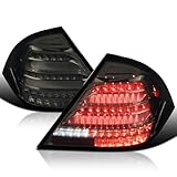 SPEC-D TUNING Smoke Full LED Sequential Tail Lights Compatible with 2001-2004 Mercedes-Benz W203 C-class Sedan