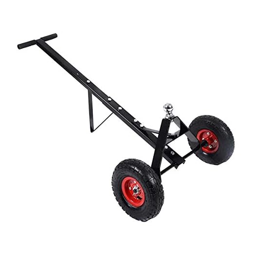 Giantex 600lb Heavy Duty Utility Trailer Mover Hitch Boat Jet Ski Camper Hand Dolly