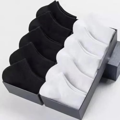 6pairs Non-slip Ankle Socks Men Business Cotton Low Cut Boat Invisible Short Socks Breathable Ankle Length Sock,about 21cm