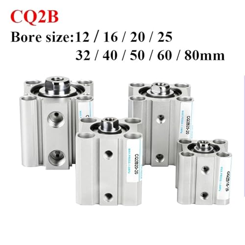 Vérin compact CQ2B60 mince pour automatiser les bras de robots