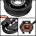 A-Premium Air Conditioner AC Compressor Clutch Kit Compatible with Nissan Pathfinder 2005-2012, NV1500 NV2500 NV3500 2012-2021, 4.0L