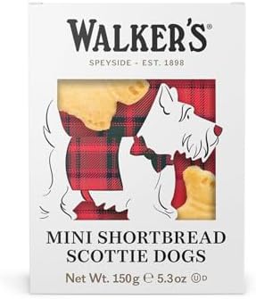 Walkers Shortbread 3D Scottie Dog Shapes, Traditional Scottish Recipe, 125g