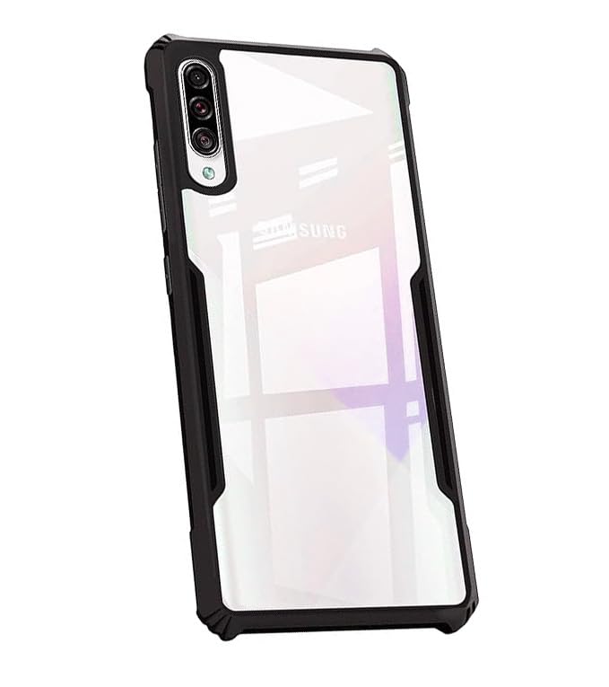 COBERTA Back Cover for Samsung Galaxy A30s Back Cover Case - Black Transparent (B0CGHMNNW7) Amazon Price History, Amazon Price Tracker