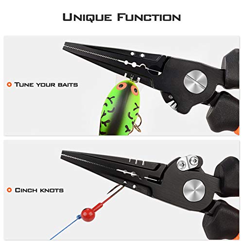 Image of KastKing Speed Demon Pro Fishing Pliers, Straight Nose, 8.5 inch