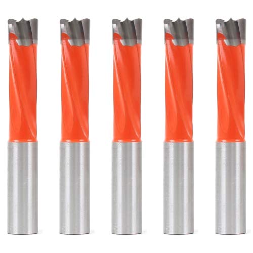 Yonico Brocas de perforación para mano izquierda (5 unidades) 10 mm 10 mm vástago 41210L-5PK