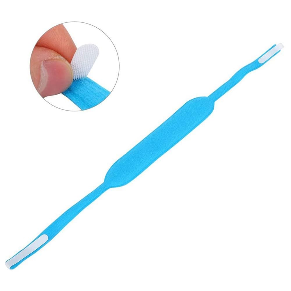 BLUEZY 9 Pièces canule trachéale, Trachéotomie Canule Trachéale Accessoire de Sangle de Support Fixe Support de Tube trachéotomique Sangle réglable