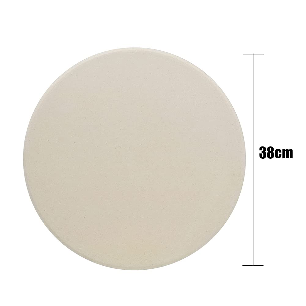 Pizza Stone, Cordierite Pizza Pan, Utensile da forno, Set di strumenti per pizza per pizza, torta, pane, torte, biscotti sul forno, barbecue Grill