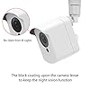 Wyze Camera Wall Mount Bracket, Protective Cover with Security Wall Mount for Wyze Cam V2 V1 and Ismart Spot Camera Indoor Outdoor Use, White (1 Pack) - by Mrount #2