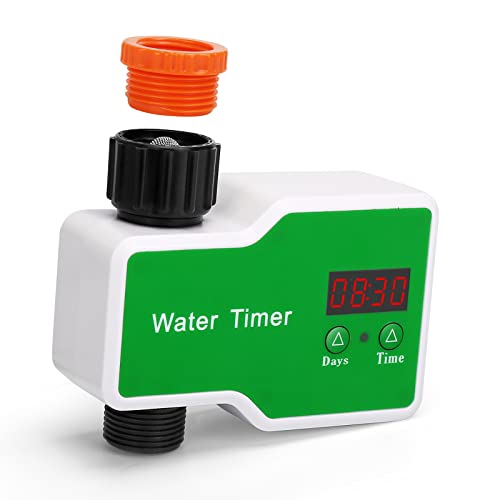 Sprinkler Timer Hose Watering Timer For Drip Irrigation Kit, Programmable Water Timer Wireless Digital Irrigation Controller System Outdoor Automatic Greenhouse Accessories For Yard Lawn Garden Hose #TOP4