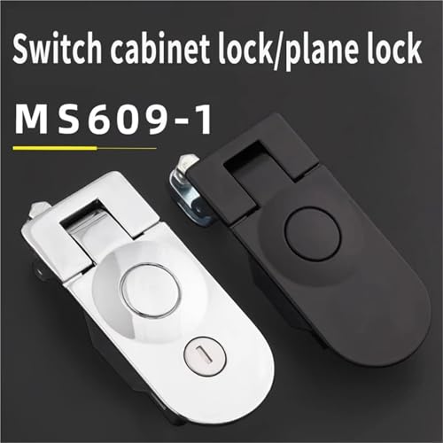 Serrure plane bouncing lock MS609-1-2 à encastrement affleurant pour boîtier
