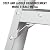 10FT Aluminum Attic Ladder Pull Down System?Retractable Loft Stairs, Folding Pull-Down Design, Foldable Loft Ladder for 22 1/2" x 54" Rough Opening, for 7.6-10.25 ft Ceilings, 350 lb Load Capacity