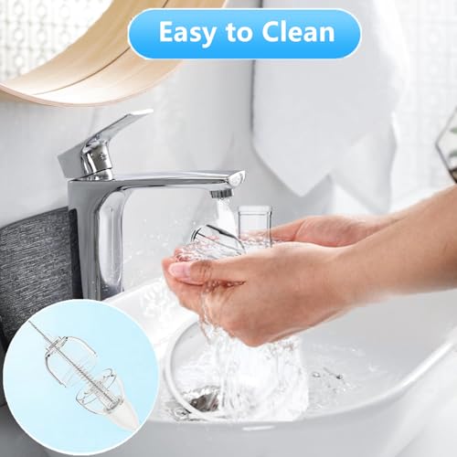Image of Nasal Aspirator for Baby, Baby Nose Sucker, Booger Sucker with Hand Pump, Baby Nasal Aspirator with Replaceable Silicone Tips, Anti-Backflow Design & Cleaning Brush (Translucent, Plus)