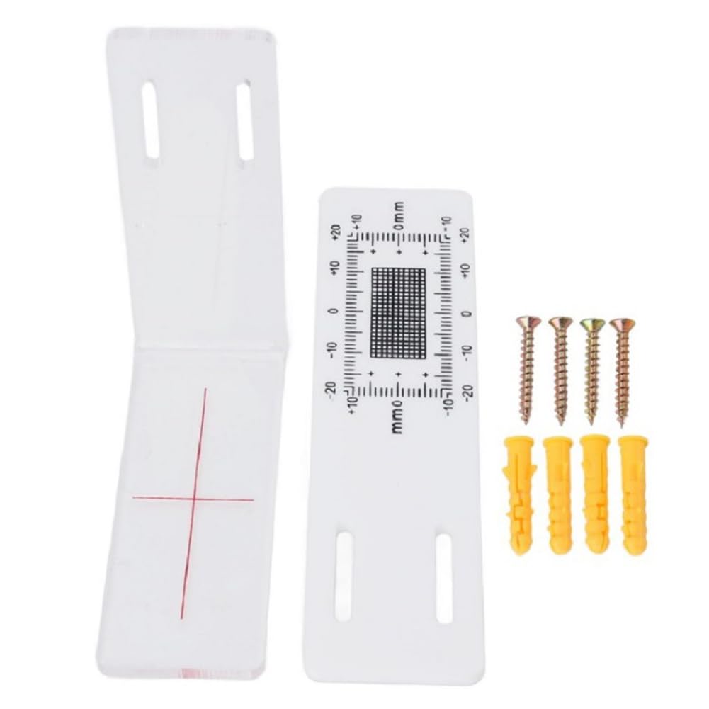 Turodeuo Crack Monitoring Record, Acrylic Tell Tale Corner Crack Monitor for The Standard Crack and Corner Tell Tale Record