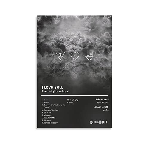 The Neighbourhood poster sur toile 60x90cm décoration murale pour chambre et bureau moderne