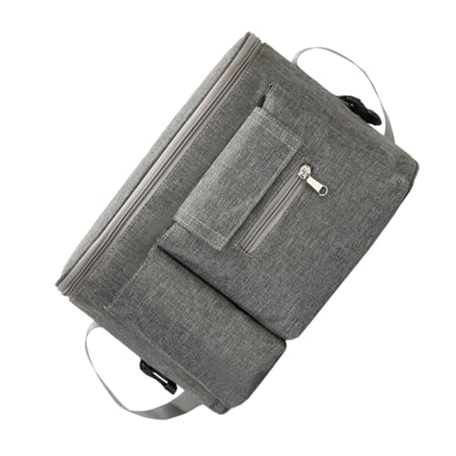 Bolsa para pañales multifuncional Toddmomy de nylon, organizador de cochecito para biberones