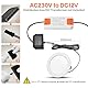 URing 3er Set LED Einbaustrahler 12V Dimmbar 3W Deckenspots 55-58mm Spots 12V 3000K Warmweiß 4000K Neutralweiß 6000K Kaltweiß Einbauspots Einbaustrahler LED 15mm Flach, Weiß
