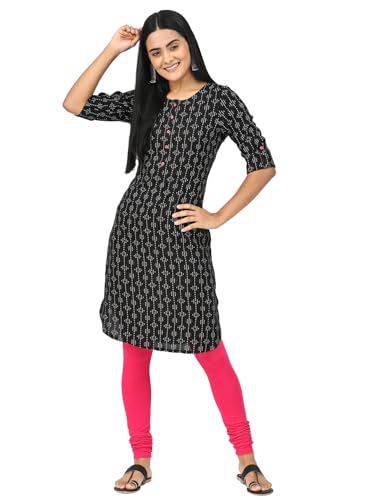 Image of Robinbosky Cotton Churidhar Leggings for Women - Stylish, Stretchable & Flattering Fit for All-Day Comfort